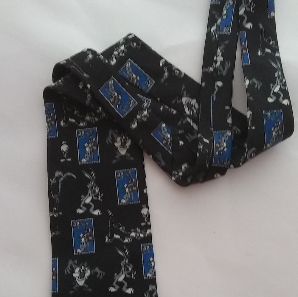 Vintage Looney Tunes Stamp Collection Tie